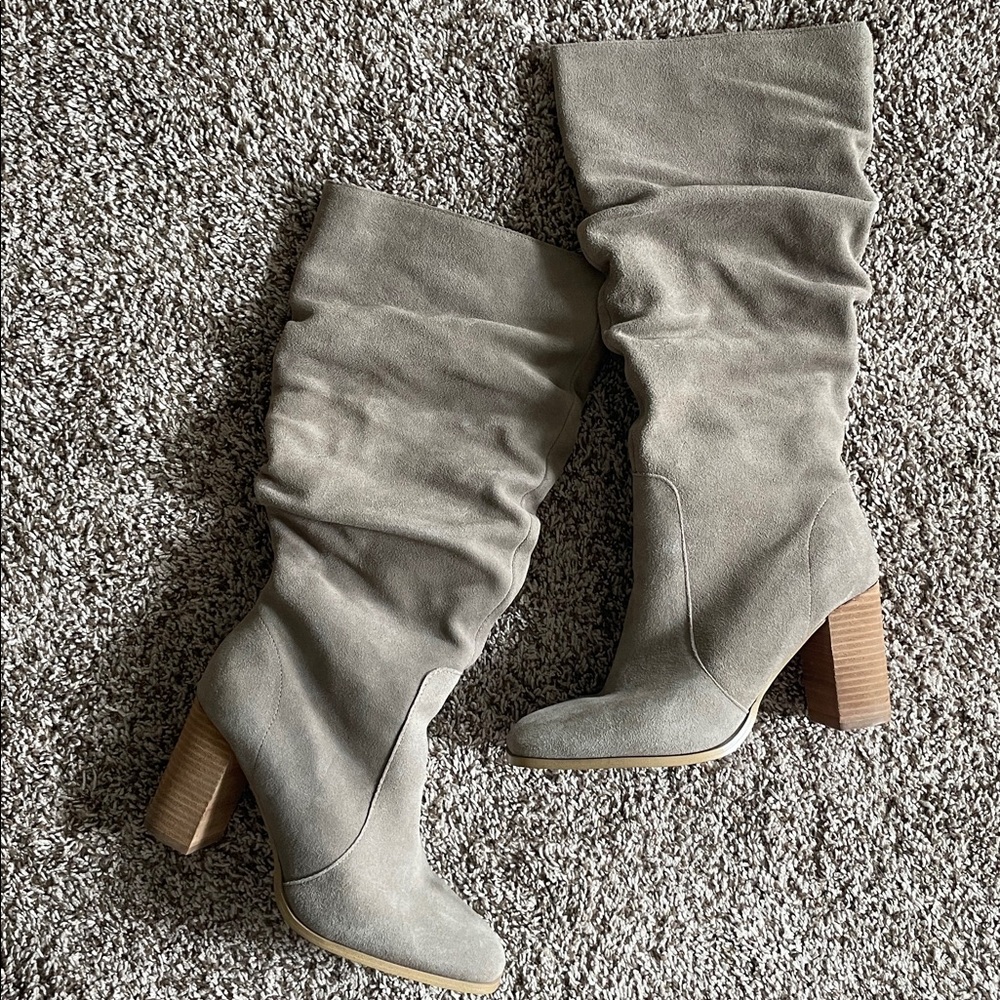 Splendid Gloria Slouchy Knee-High Suede Leather Boot